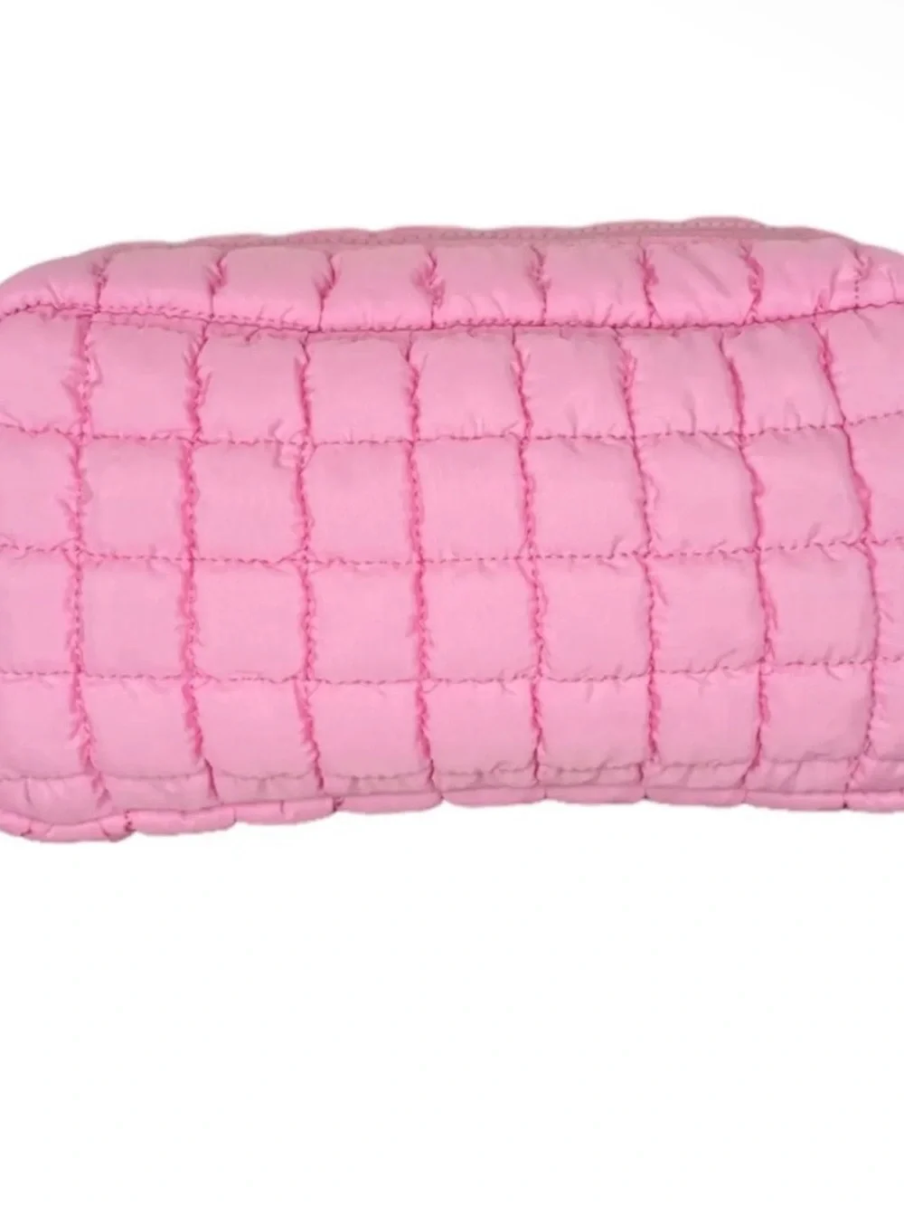 Lulu Mac Pink Quilted Cosmetic Clutch - Women's Accessory